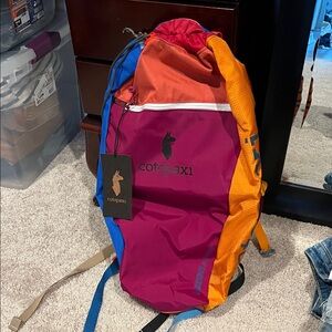 cotopaxi Colorblock Backpack in Magenta, Orange & Blue